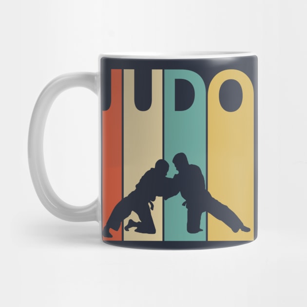 Vintage Retro Judo Fighter Gift by GWENT